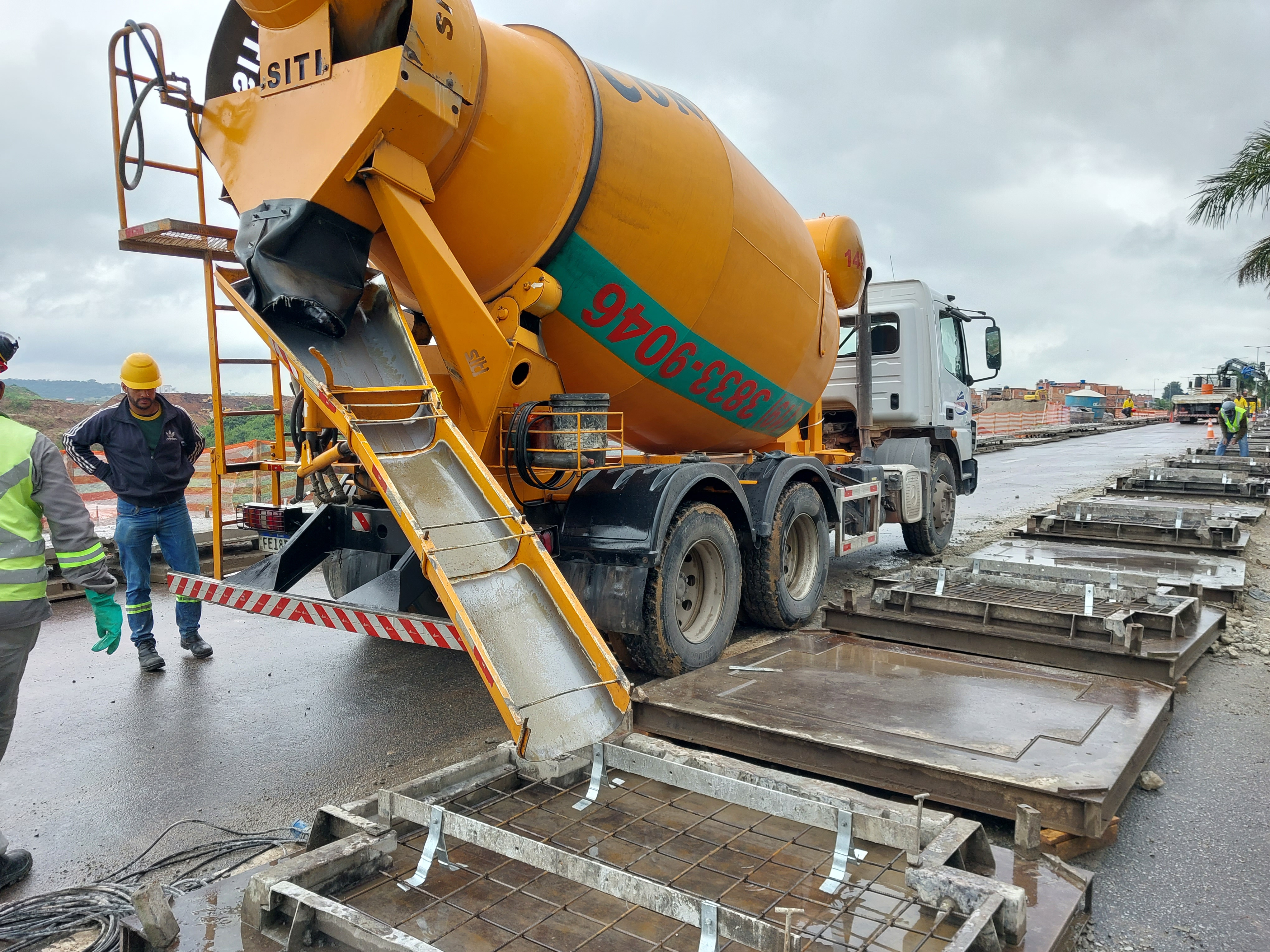 1- Lançamento de Concreto